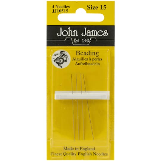 Colonial Needle John James Beading Hand Needles, Size 15